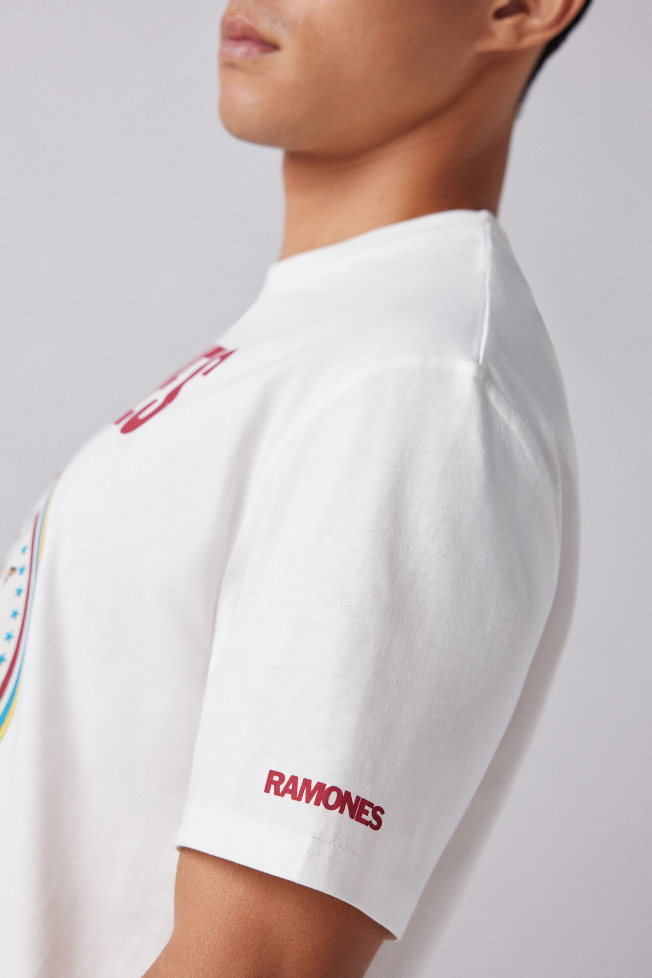 Springfield Playera Ramones Tour 1995 marfil