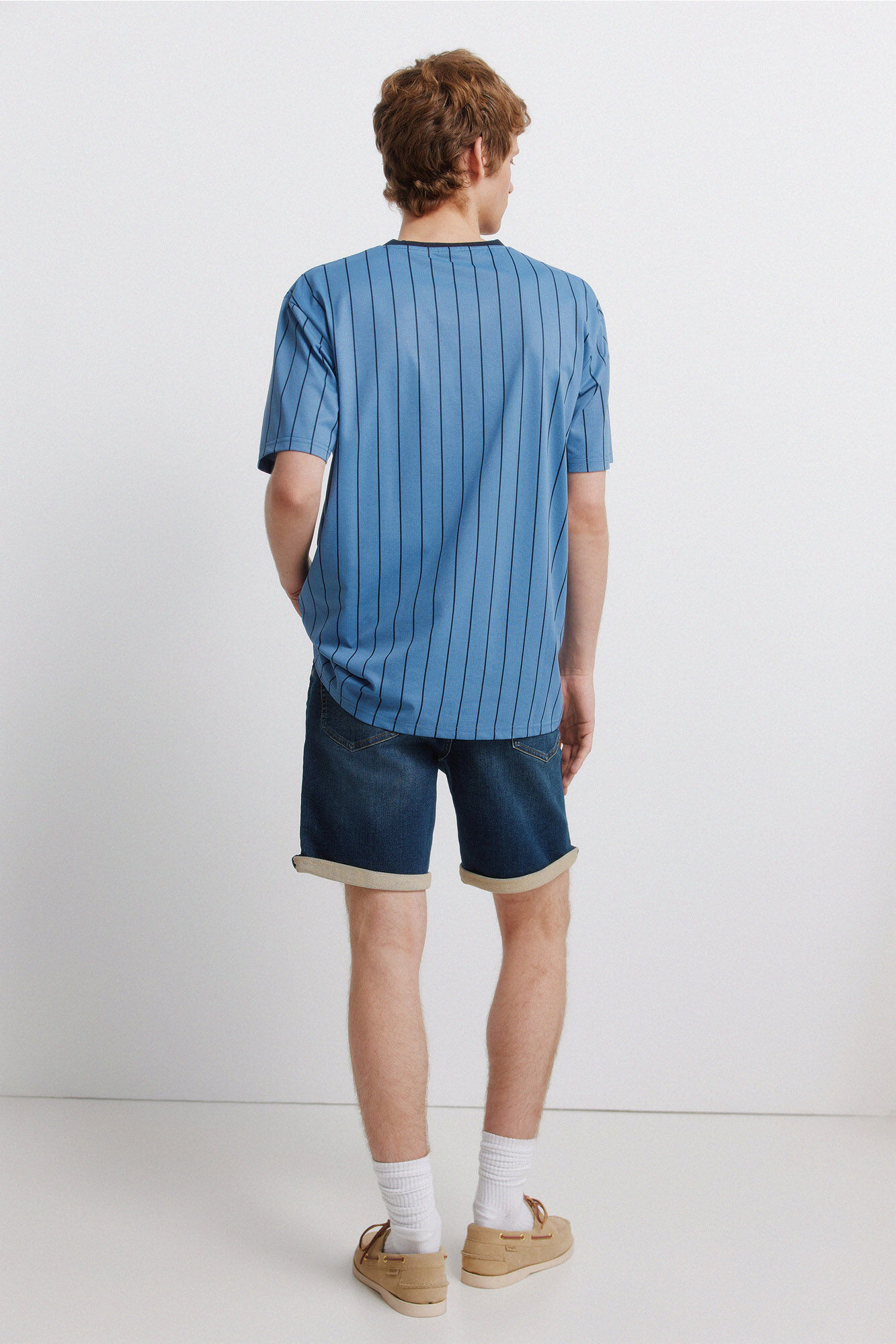 Springfield Bermudas de mezclilla oscura azul