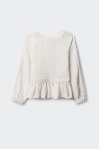 Springfield Kids Blusa nido de abeja para ni&ntilde;a