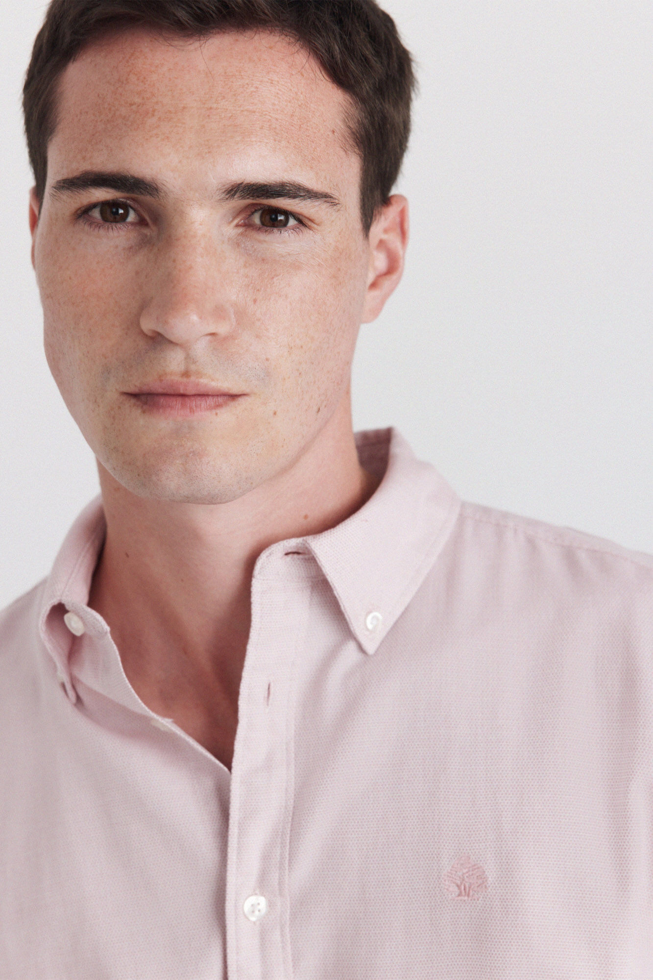 Springfield Camisa de estructura naranja