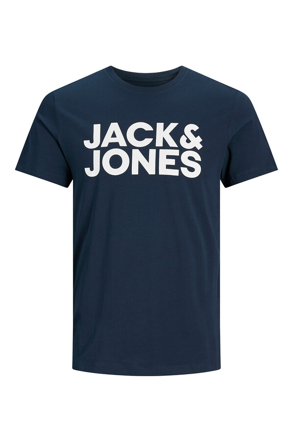 Jack & Jones Playera estándar fit marino