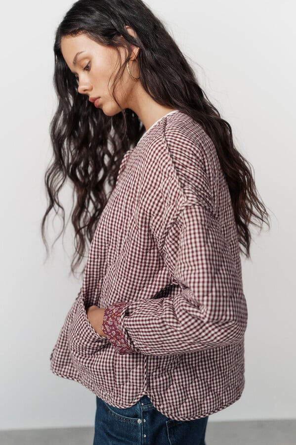 High Spirits Chamarra oxidada púrpura