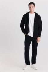Springfield Pantal&oacute;n de 5 bolsillos slim lavado negro