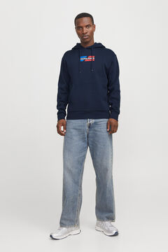 Springfield Sudadera capucha relaxed fit marino