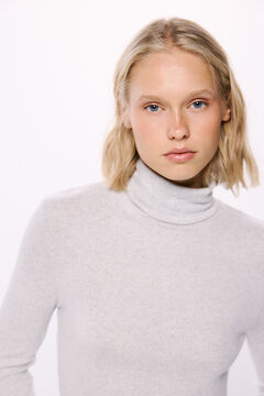Springfield Playera cuello vuelto gris