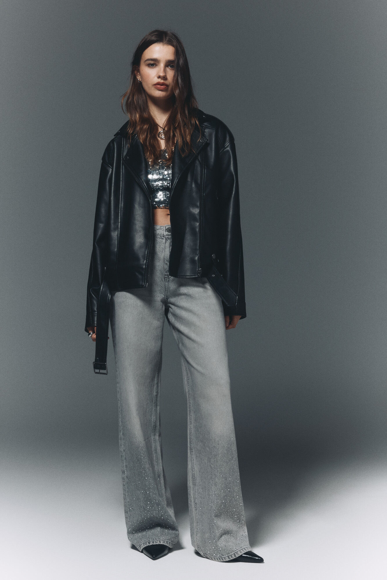 High Spirits Top Glowin gris