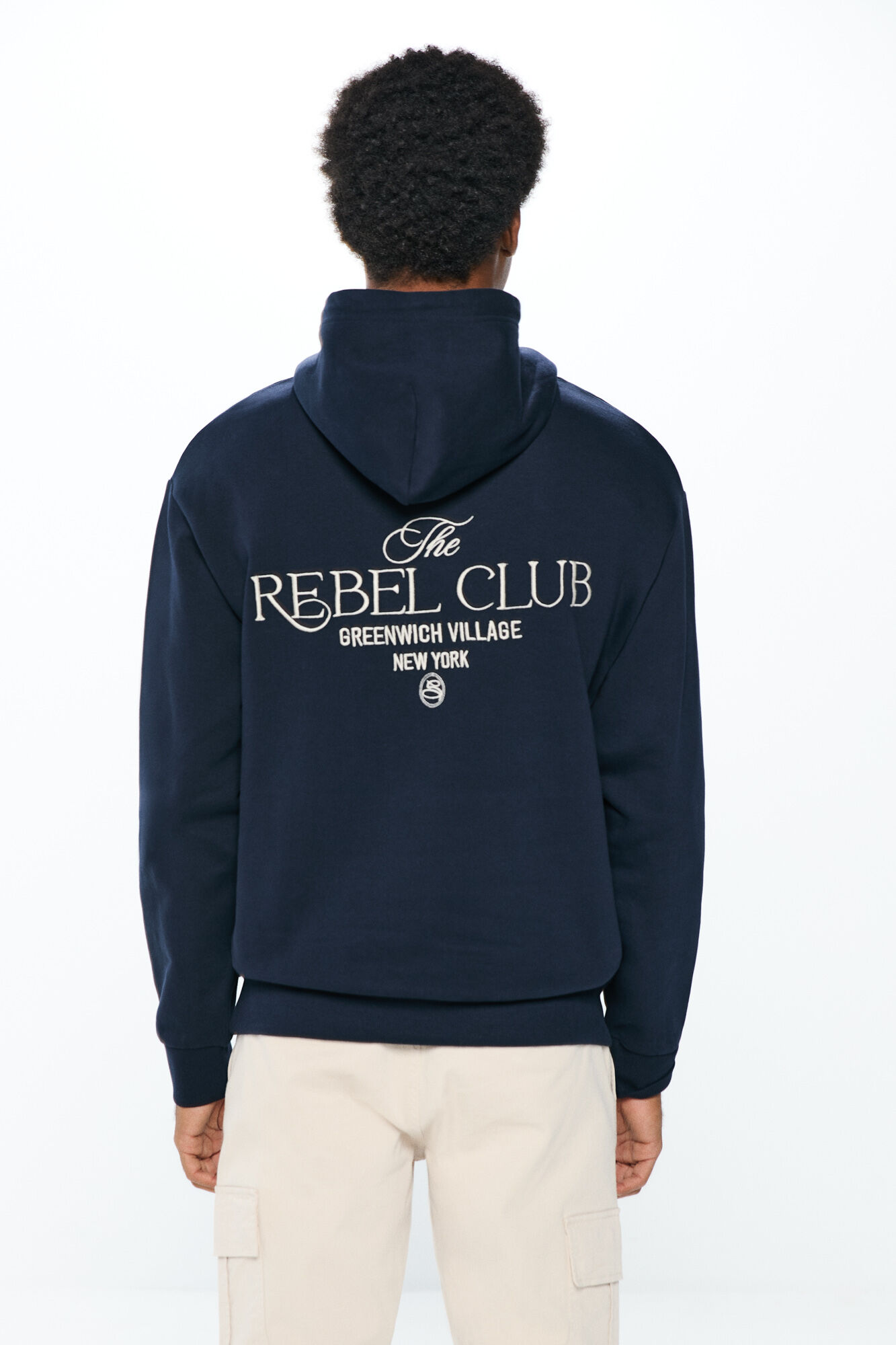 Springfield Sudadera capucha rebel club marino
