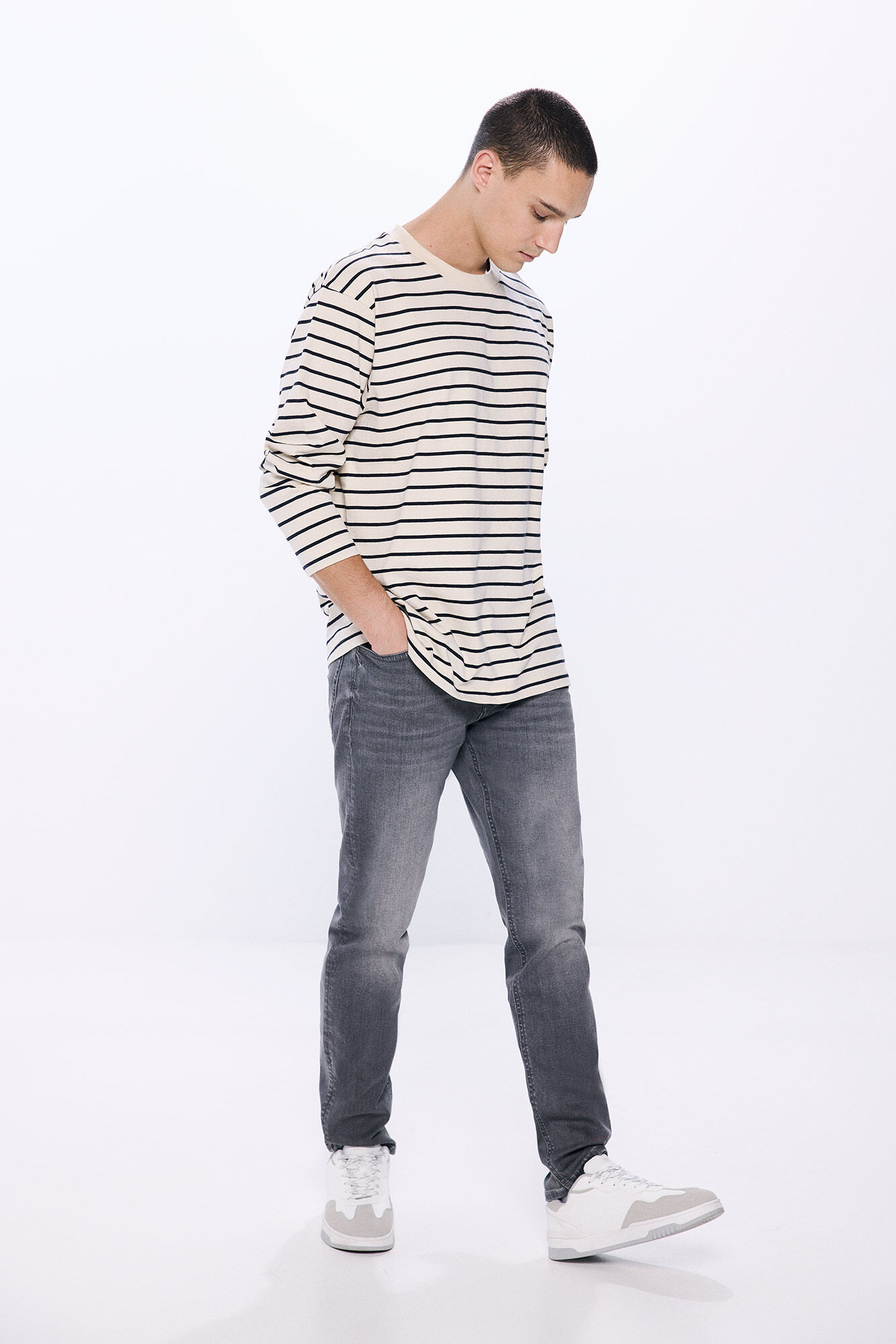 Springfield Vaquero slim fit gris oscuro gris