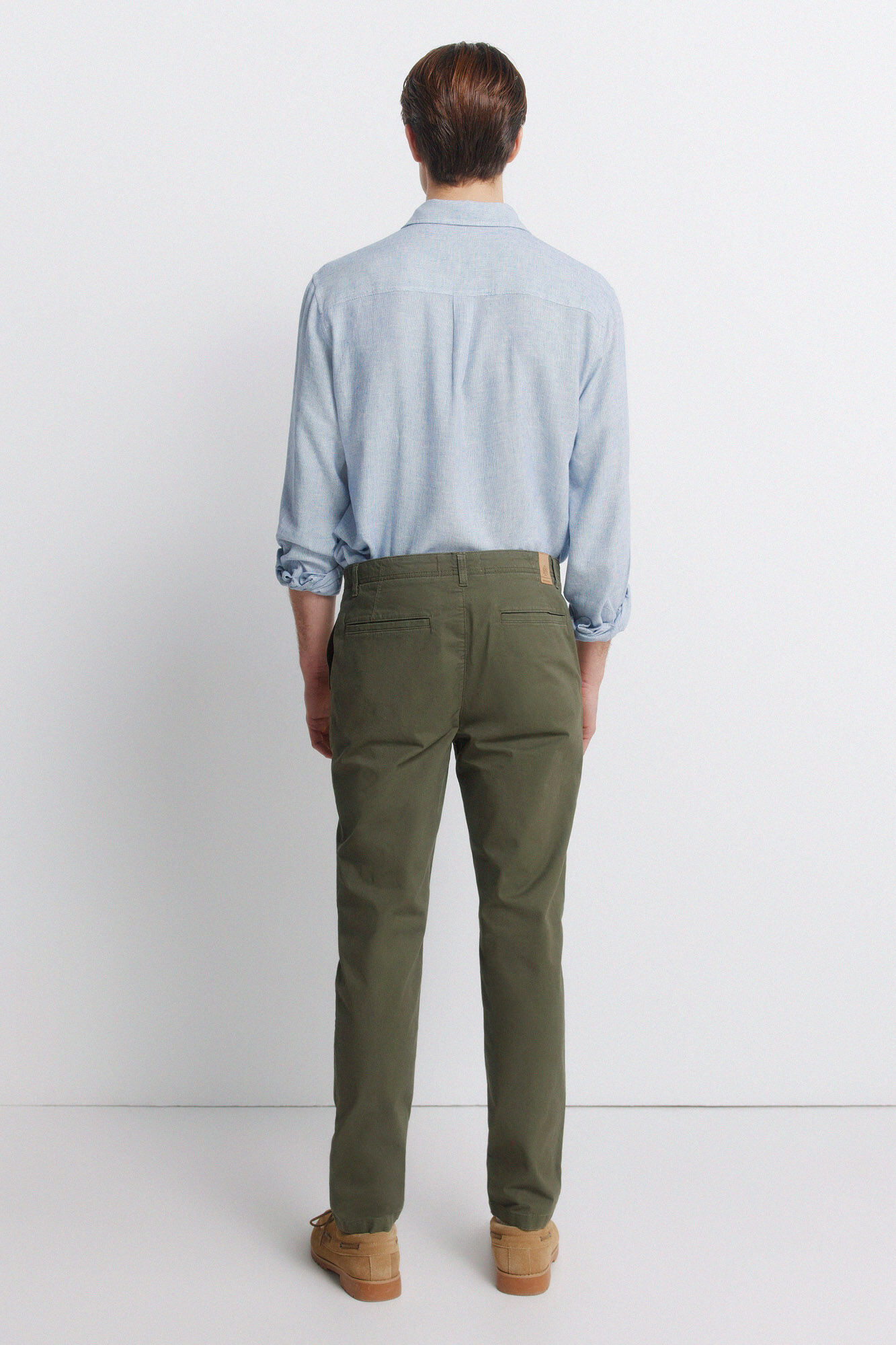 Springfield Pantal&oacute;n chino skinny fit kaki