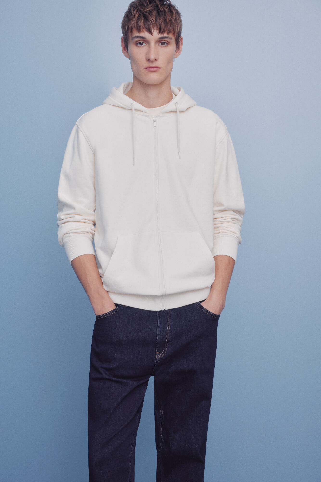 Springfield Jeans rectos lavado desencolado marino