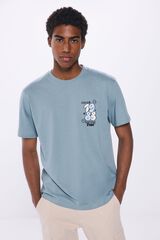 Springfield Playera inteligence azul