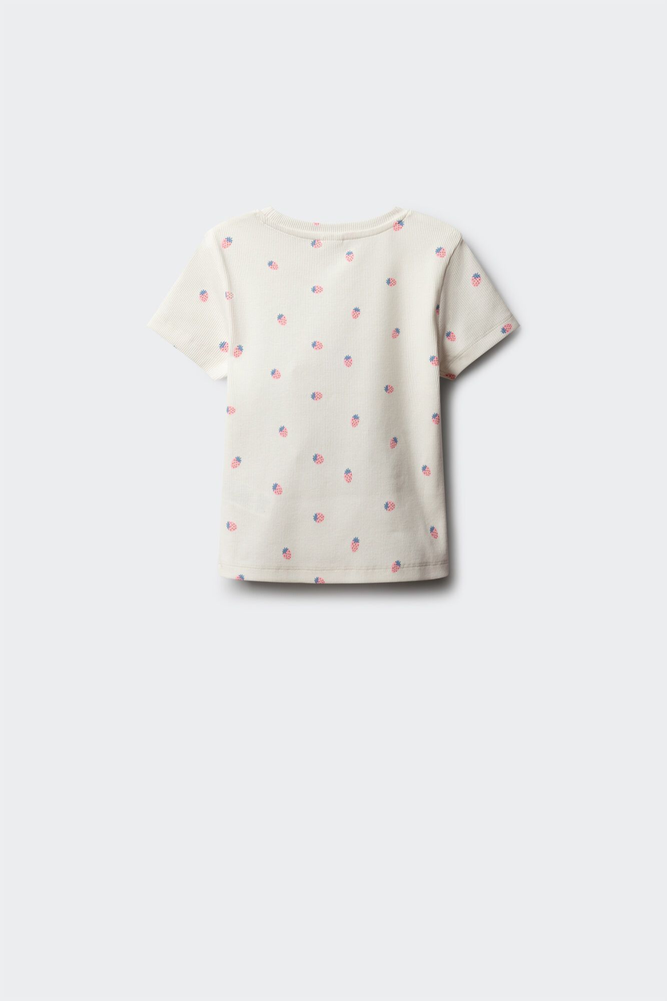 Springfield Kids Playera de manga corta de canal&eacute; con fresas para ni&ntilde;a