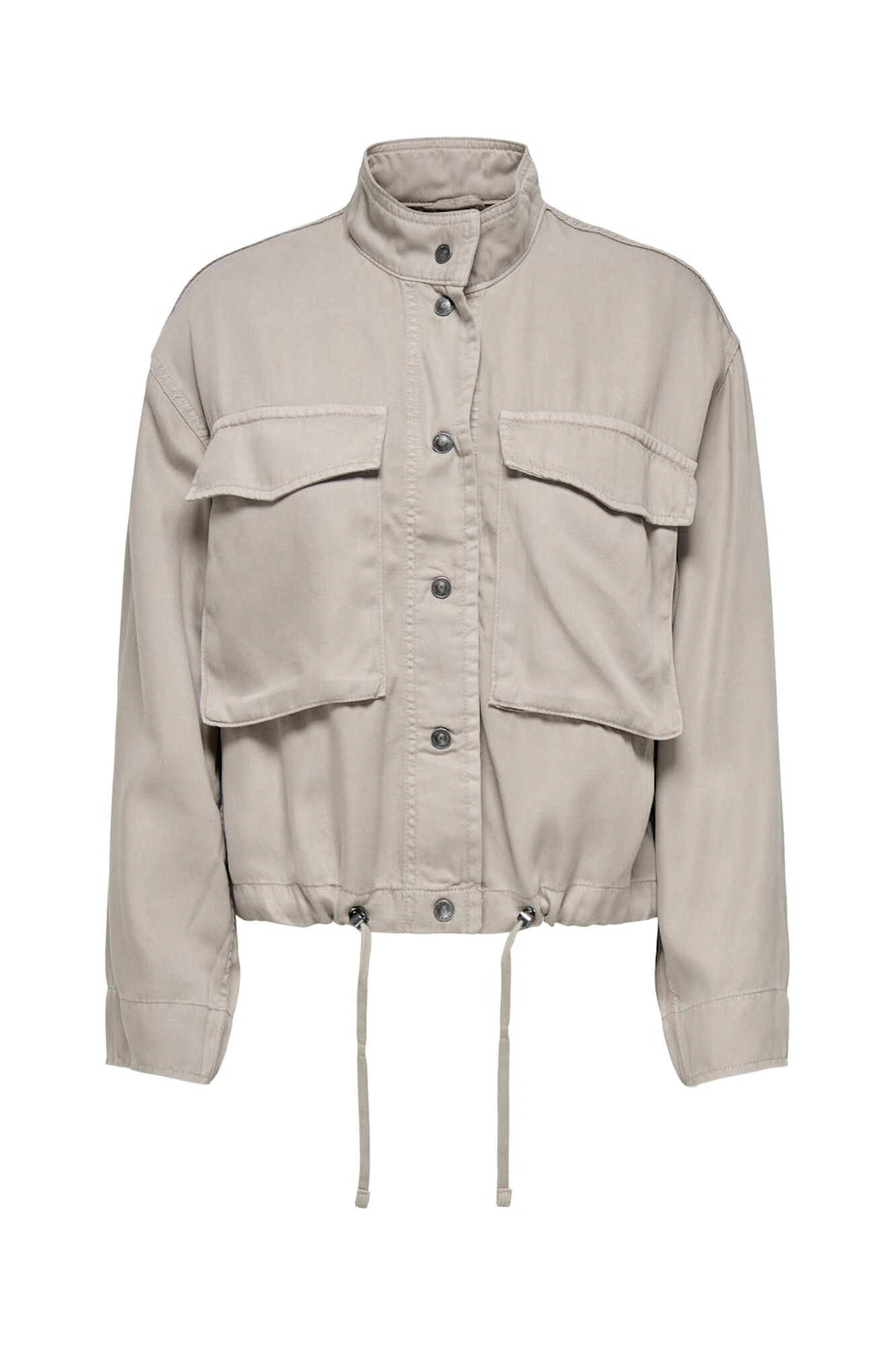 Only Chaqueta cargo crop  caf&eacute;