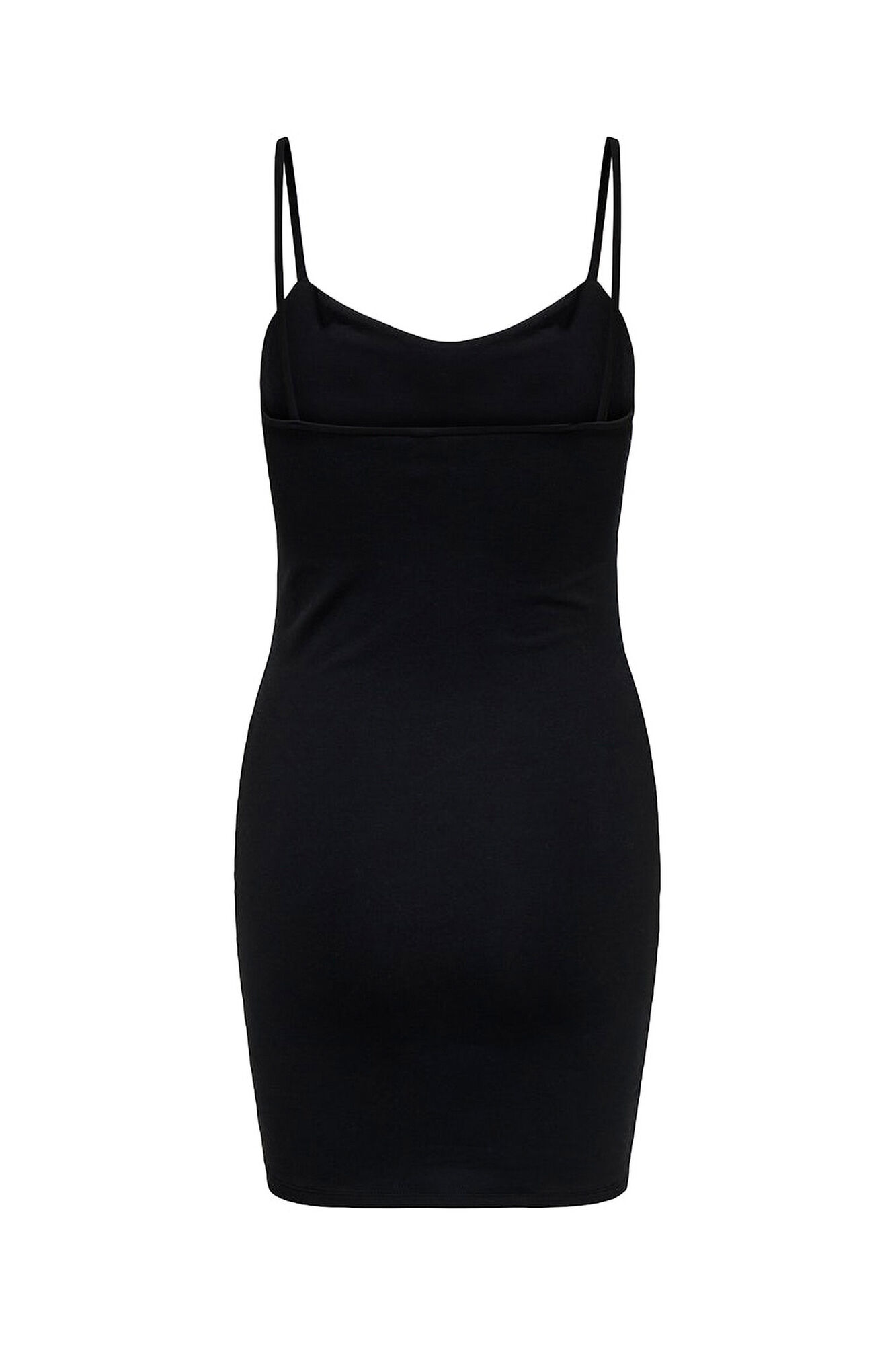 Only Vestido corto cut out negro