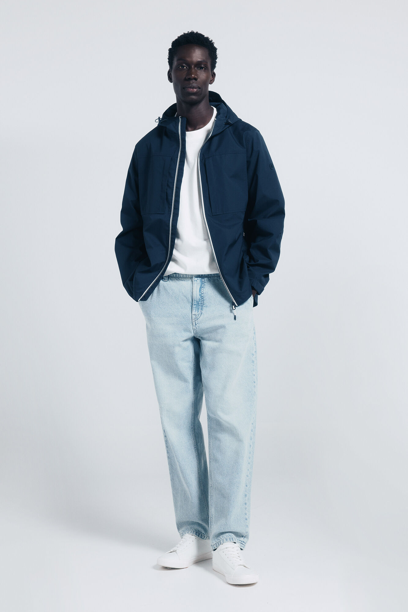 Springfield Parka t&eacute;cnica azul