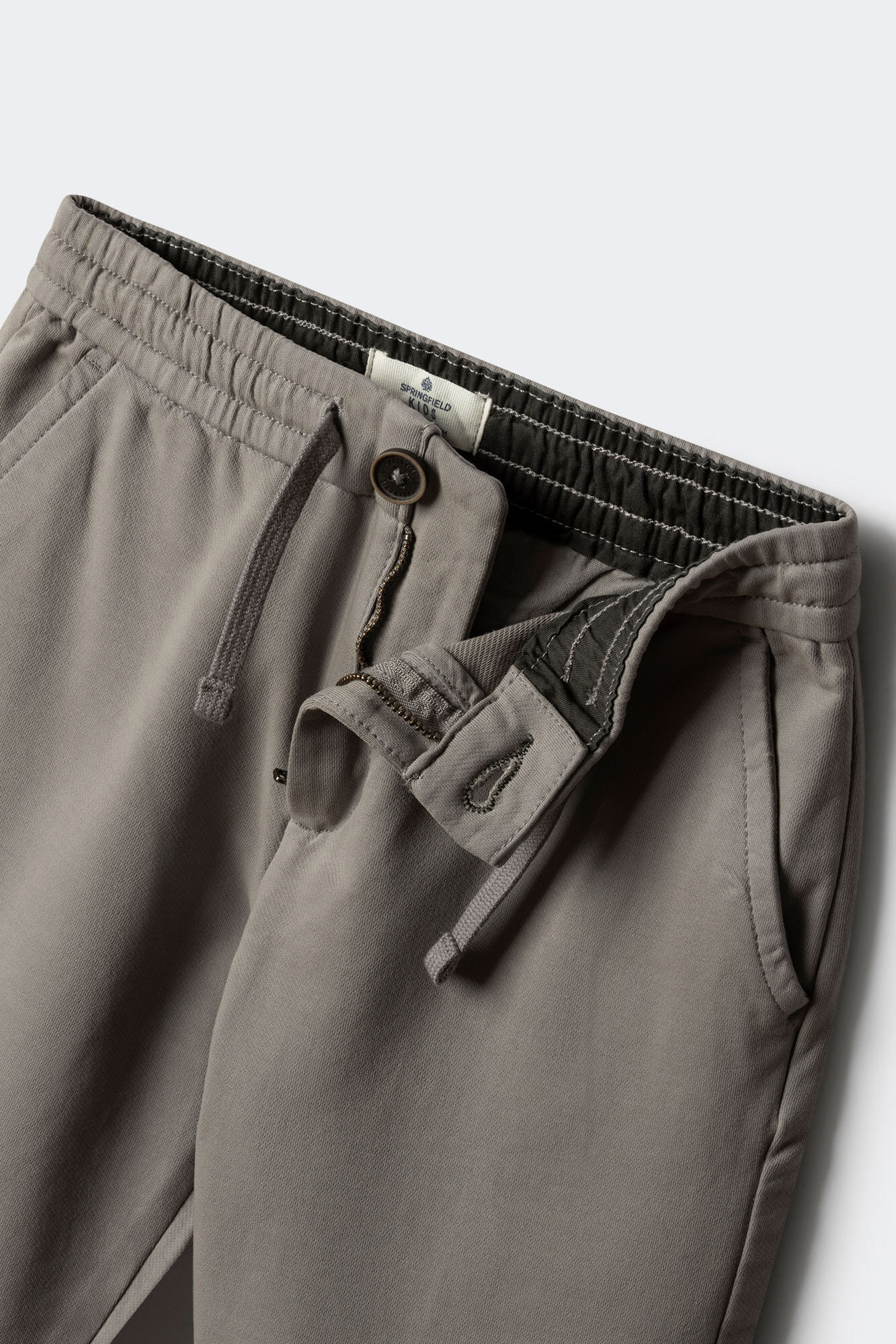Springfield Kids Pantal&oacute;n chino comfort slim fit ni&ntilde;o gris