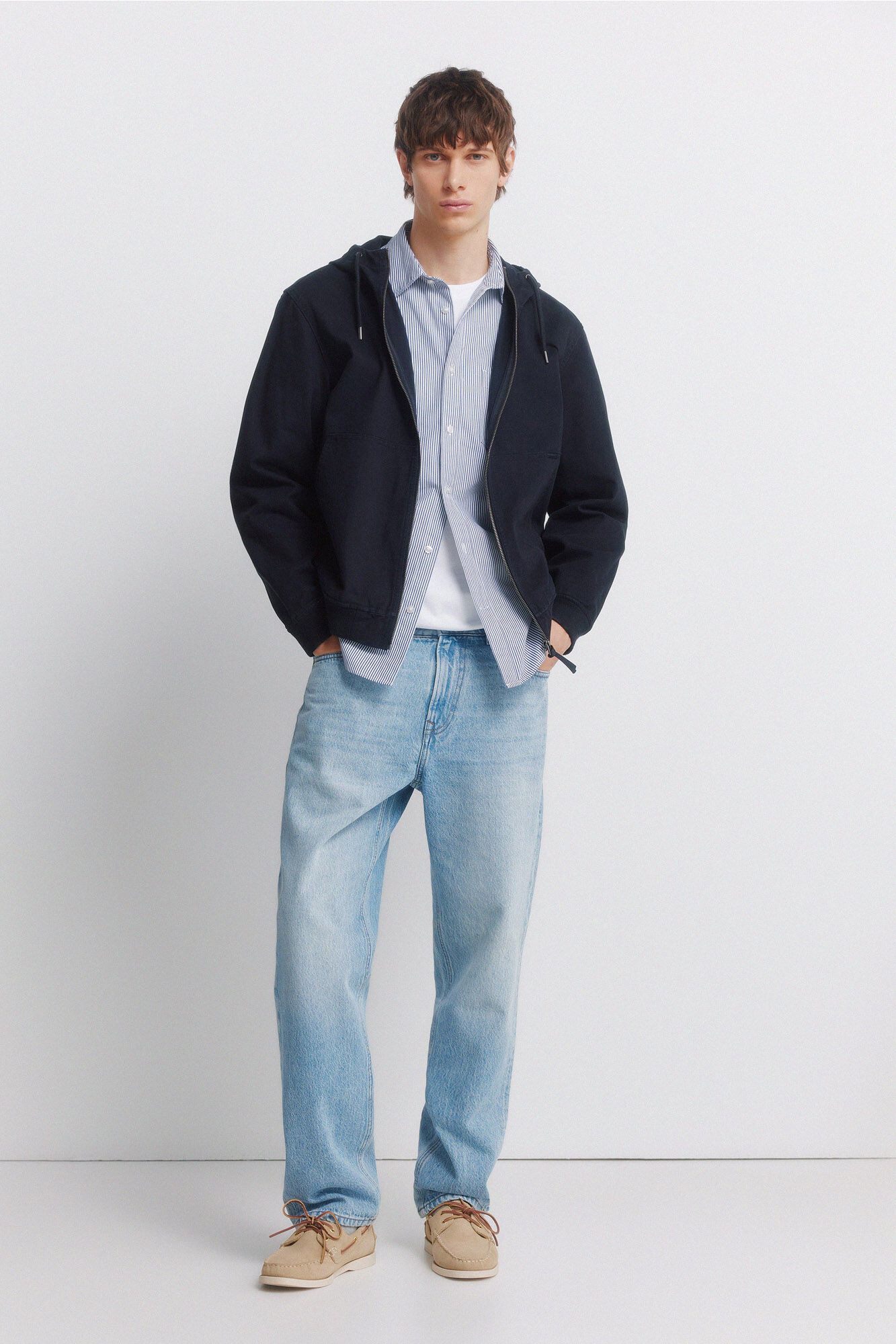 Springfield Jeans lavado medio claro straight fit