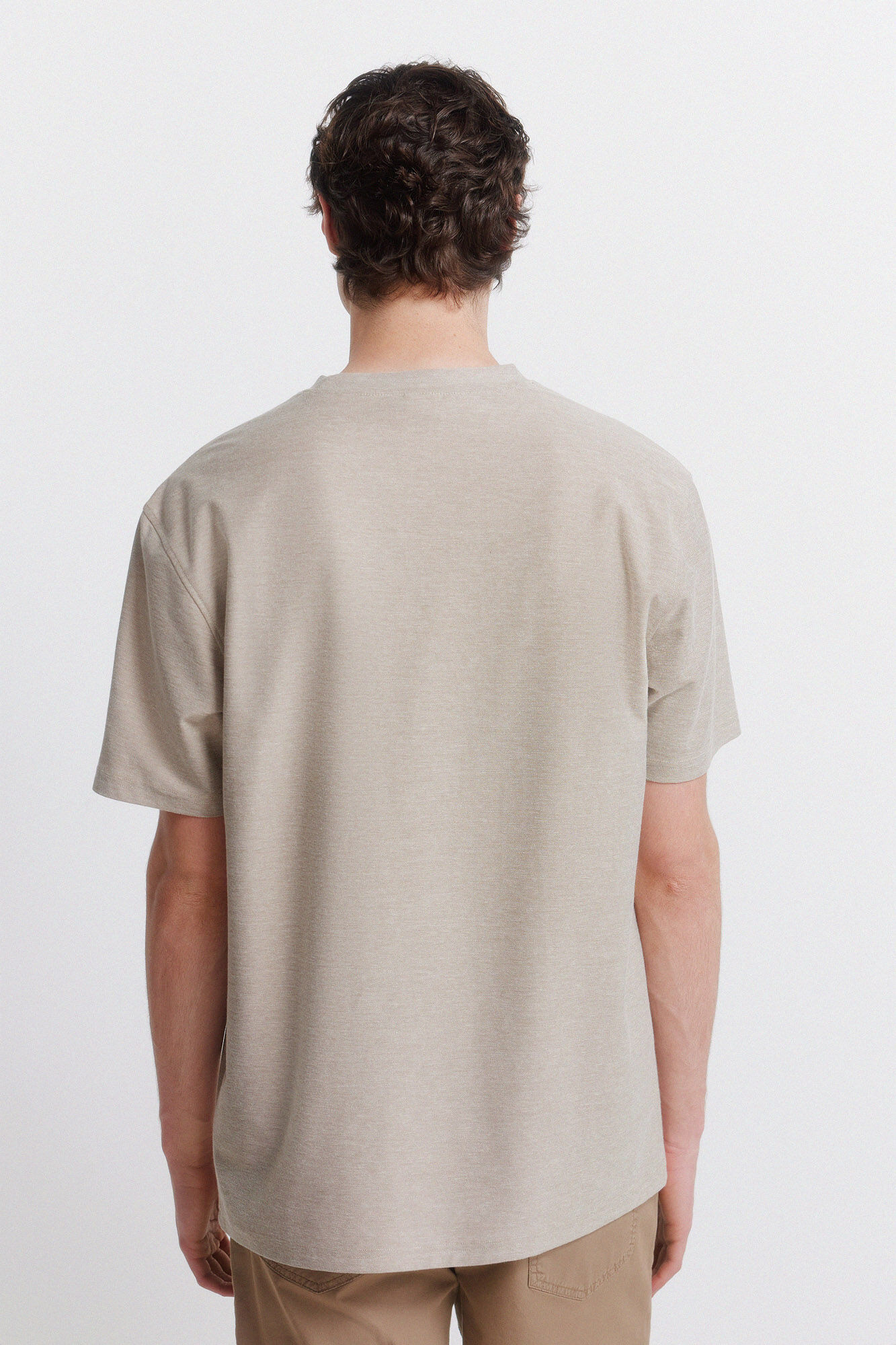 Springfield Playera de oxford caf&eacute;