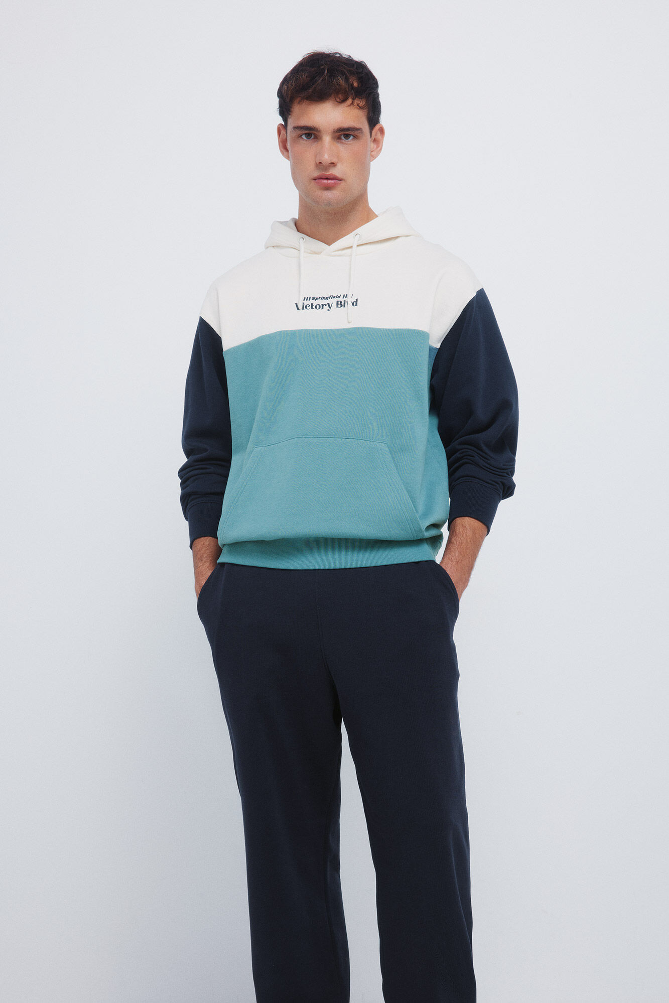 Springfield Pantal&oacute;n ancho azul