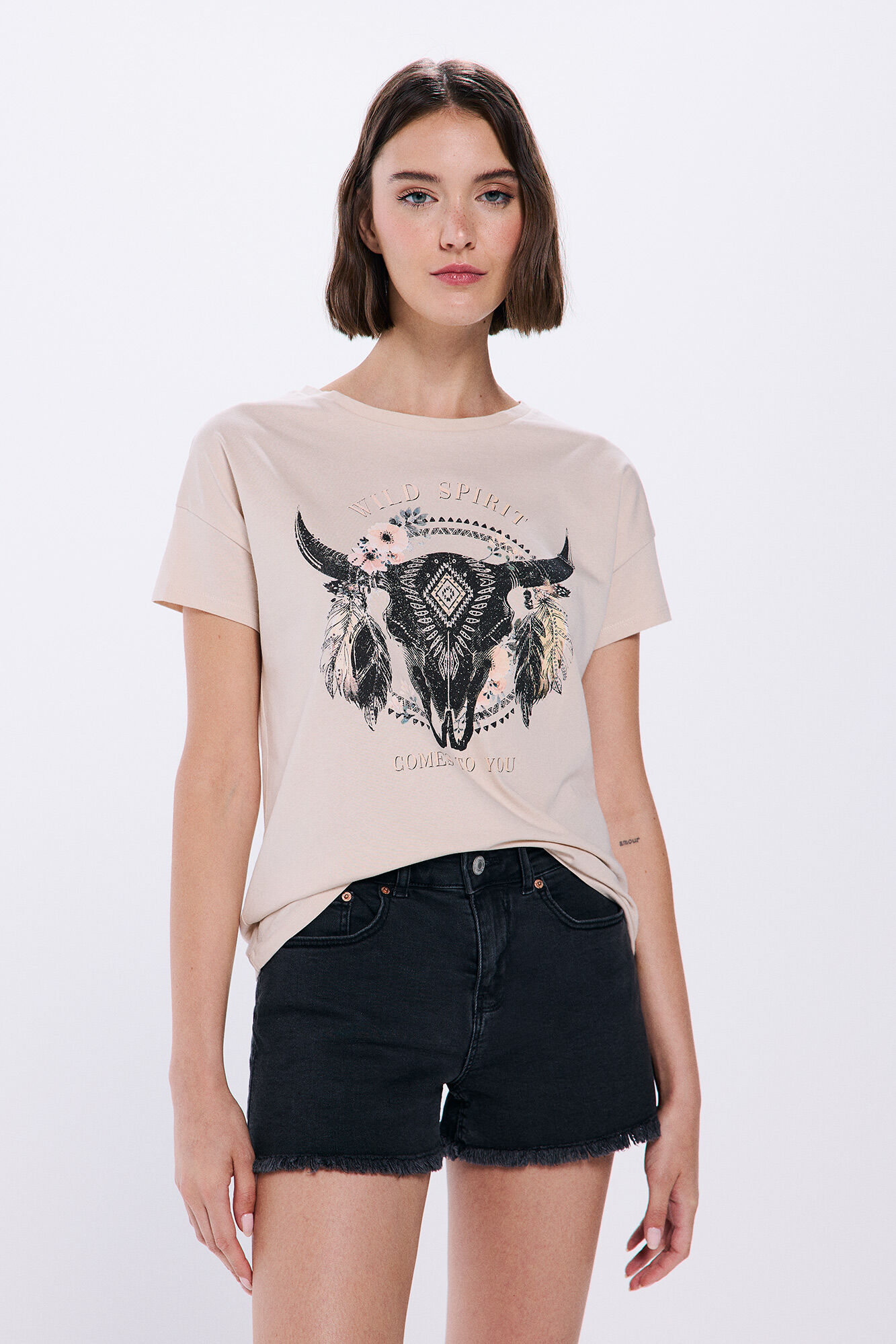 Springfield Playera "Wild spirit"