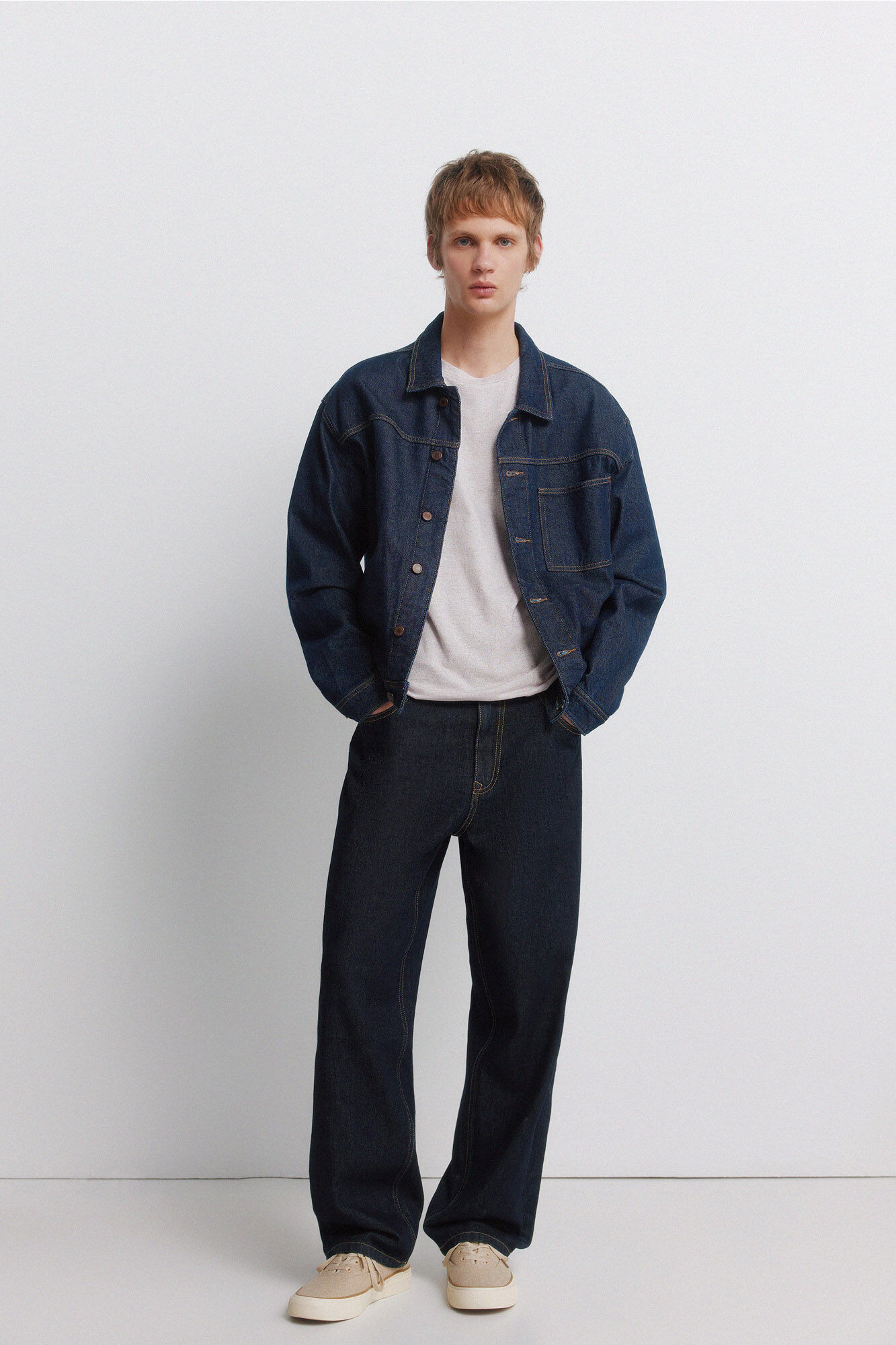 Springfield Camiseta microraya p&uacute;rpura