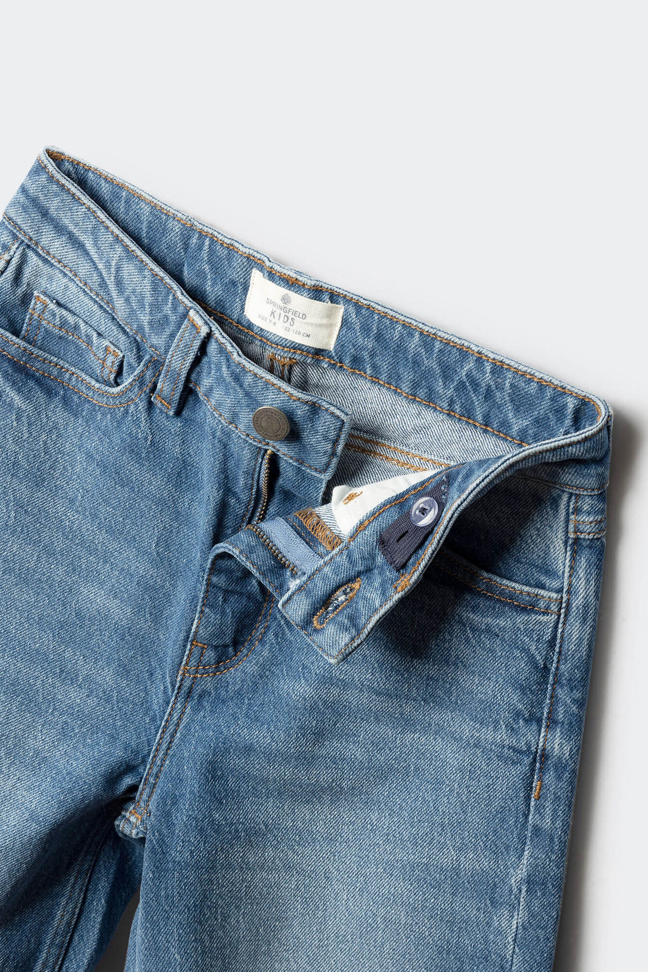 Springfield Kids Jeans denim culotte ni&ntilde;a azul