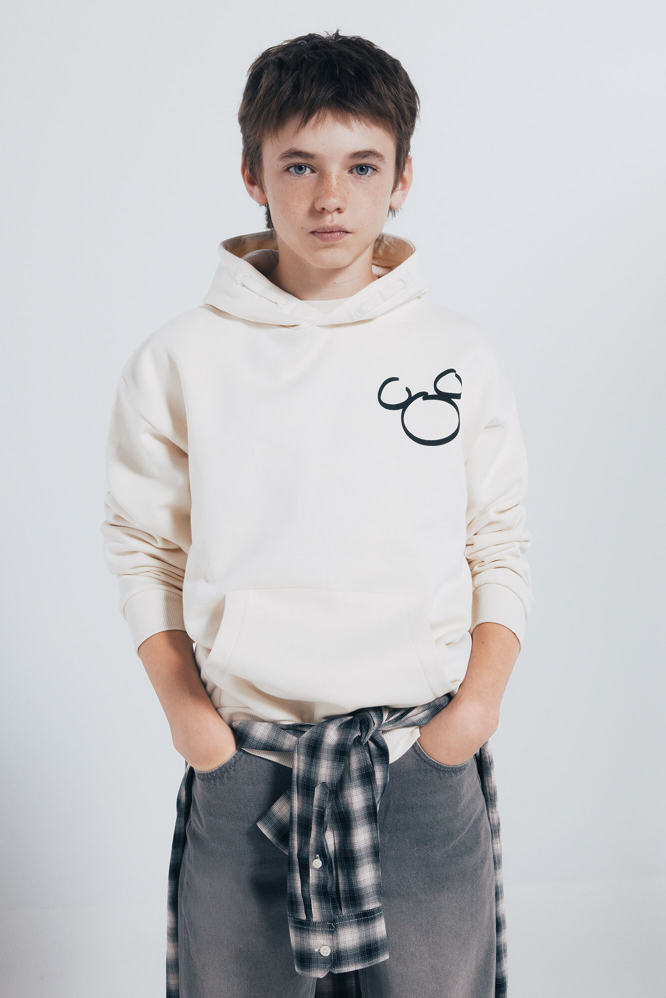 Springfield Kids Sudadera con capucha mickey ni&ntilde;o estampado