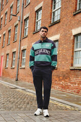 Springfield Pantalón cargo slim fit marino