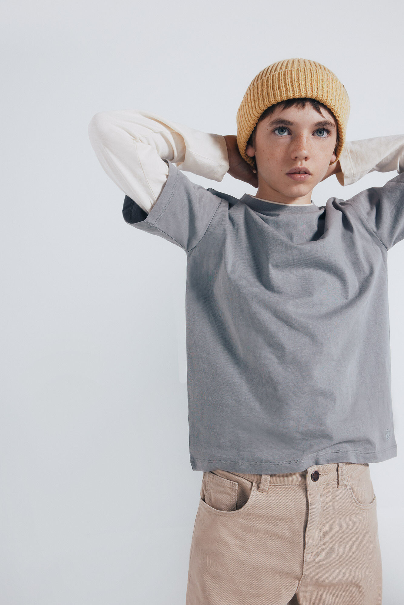 Springfield Kids Pantal&oacute;n 5 bolsilos ancho ni&ntilde;o beige