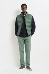 Springfield Pantalón chino color comfort slim fit verde