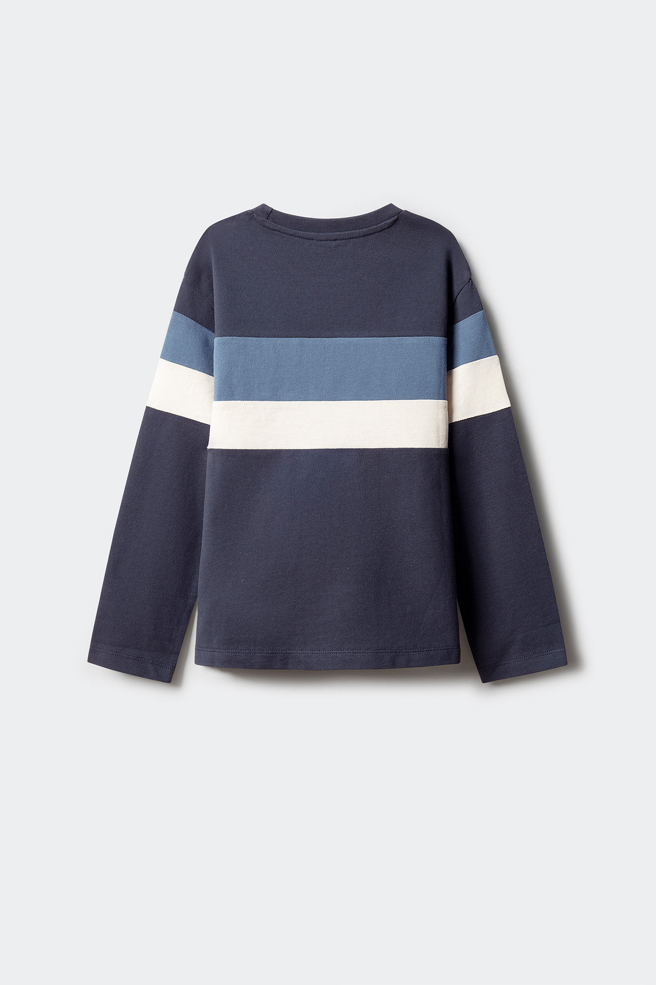 Springfield Kids Camiseta manga larga tricolor ni&ntilde;o azul