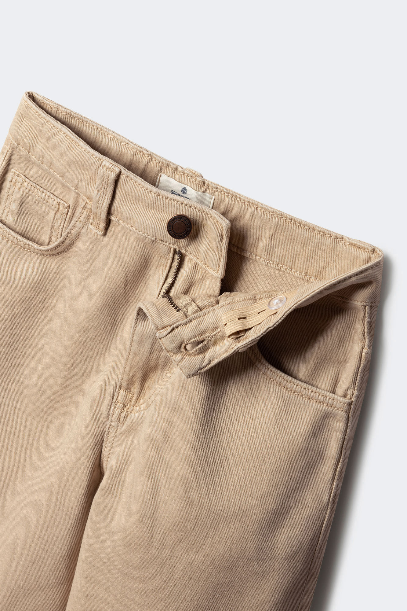 Springfield Kids Pantal&oacute;n 5 bolsilos ancho ni&ntilde;o beige