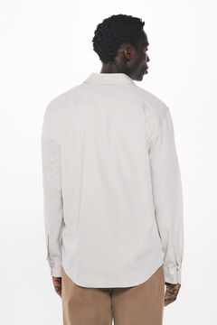 Springfield Camisa vestir estructura kaki