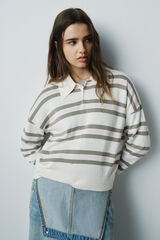 High Spirits Su&eacute;ter Cloud marfil