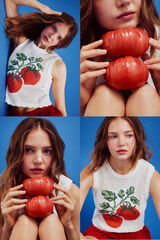 High Spirits Top durazno khaki