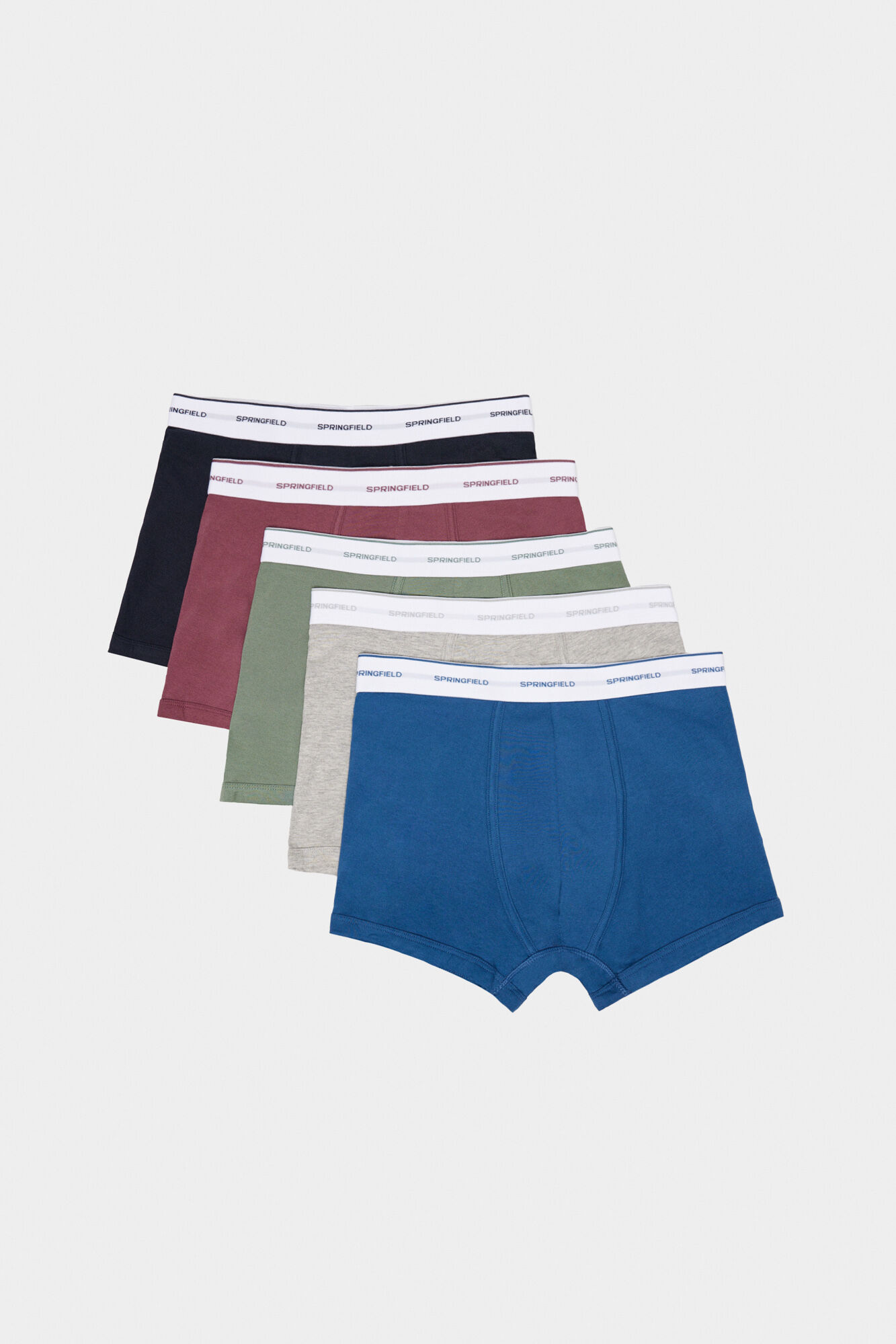 Springfield Pack 5 boxers b&aacute;sicos