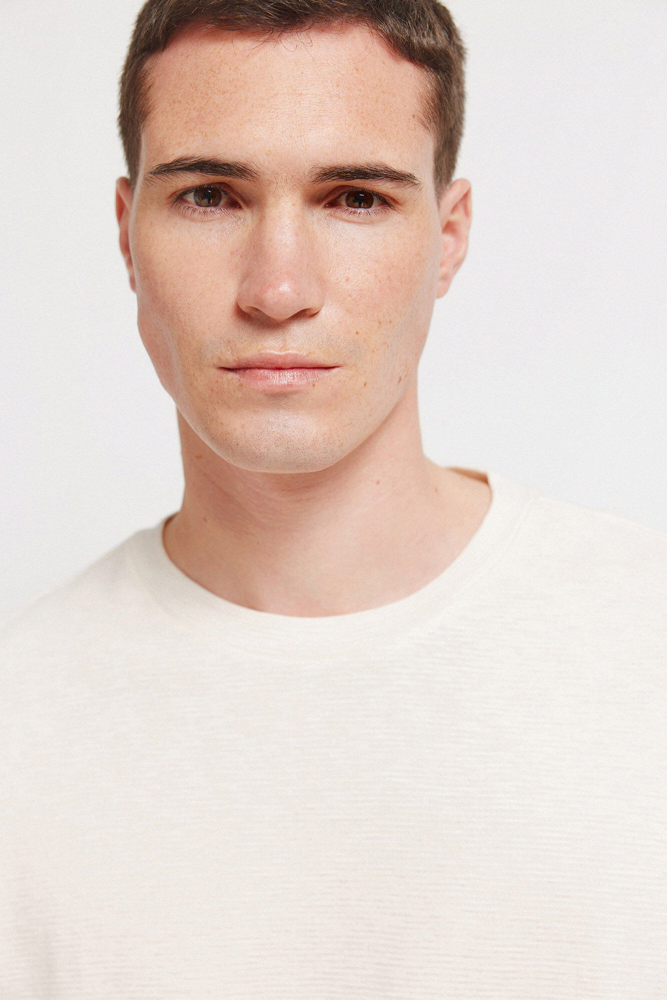 Springfield Playera textura blanco