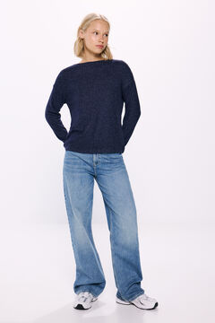 Springfield Playera cuello perkins azul