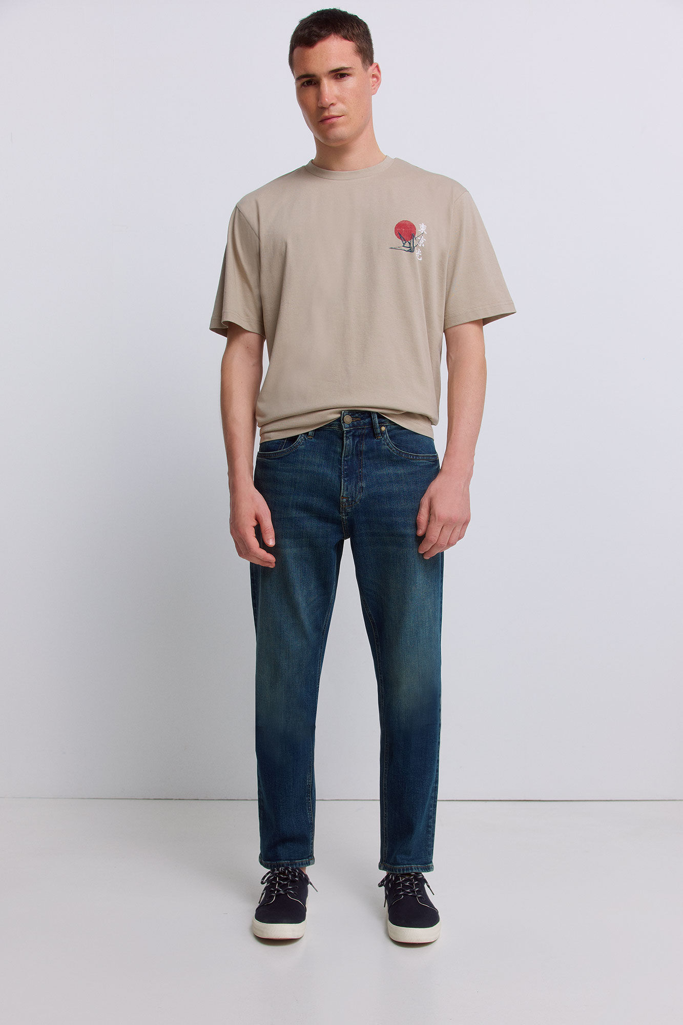 Springfield Jeans slim fit sobrete&ntilde;idos azul