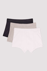 Springfield Pack 3 bóxers básicos gris