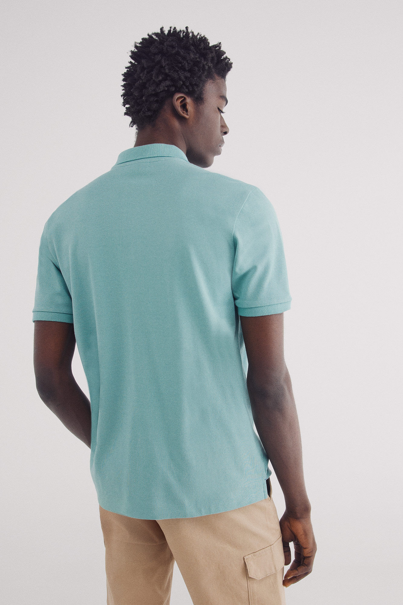 Springfield Polo piqu&eacute; b&aacute;sico regular fit verde