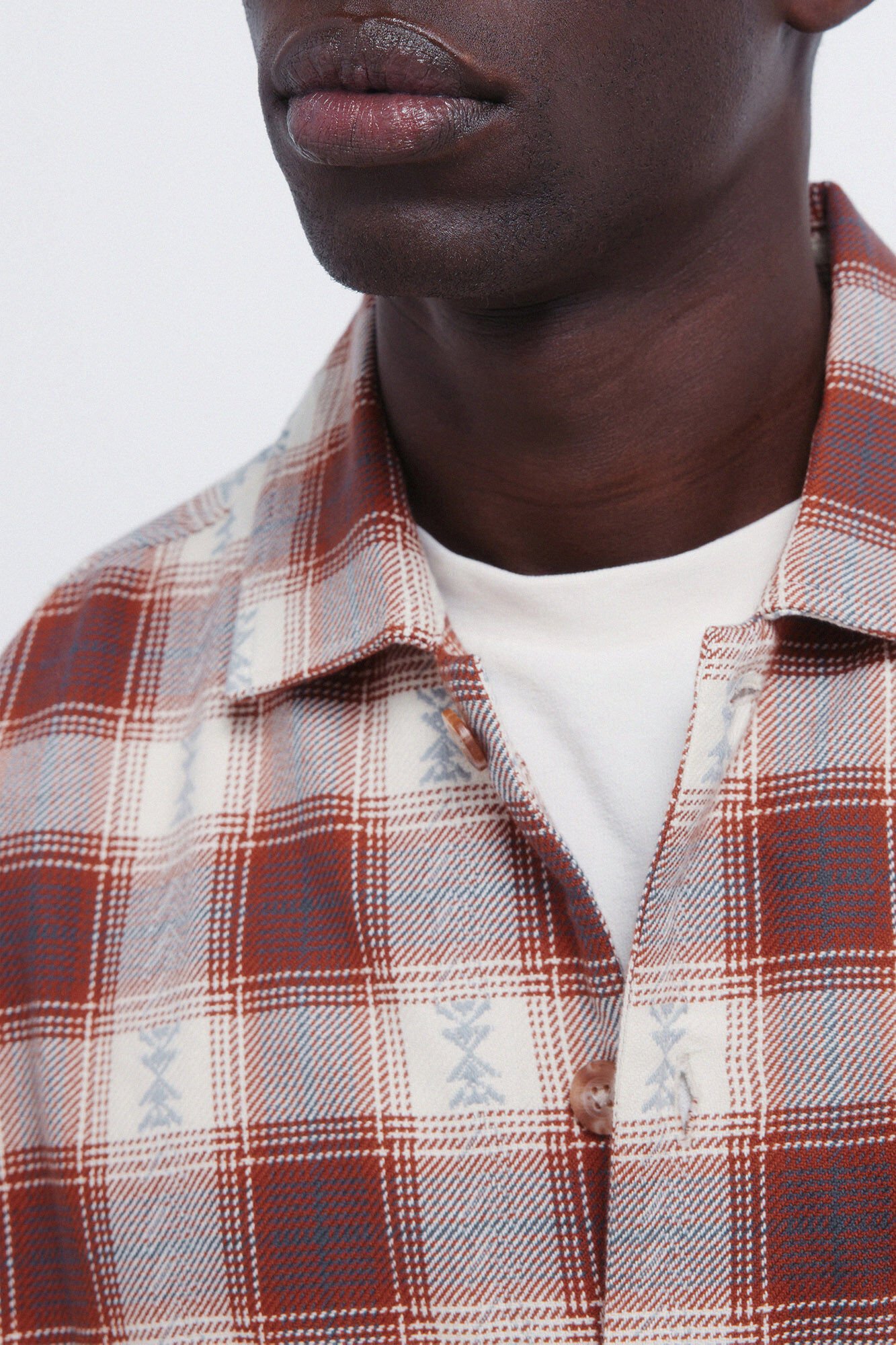 Springfield Sobrecamisa &eacute;tnica sobrecamisa naranja