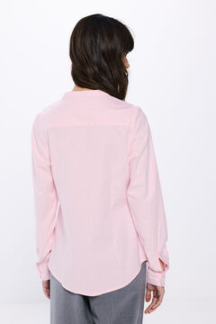 Springfield Camisa oxford cuello mao rosa