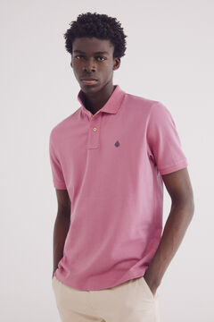 Springfield Polo piqué básico regular fit fucsia