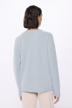 Springfield Playera estructura chenilla azul mezcla