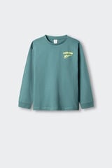Springfield Kids Playera manga larga "Timeless" ni&ntilde;o azul