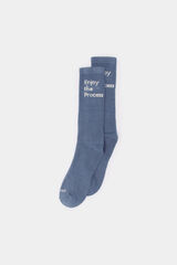 Springfield Pack 3 calcetines palabras azul