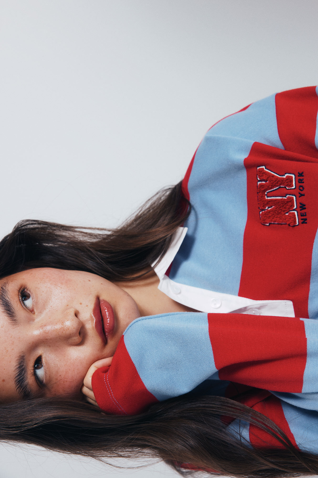 Springfield Polo rayas detalle bordado azul