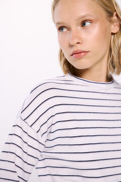 Springfield Playera a rayas café