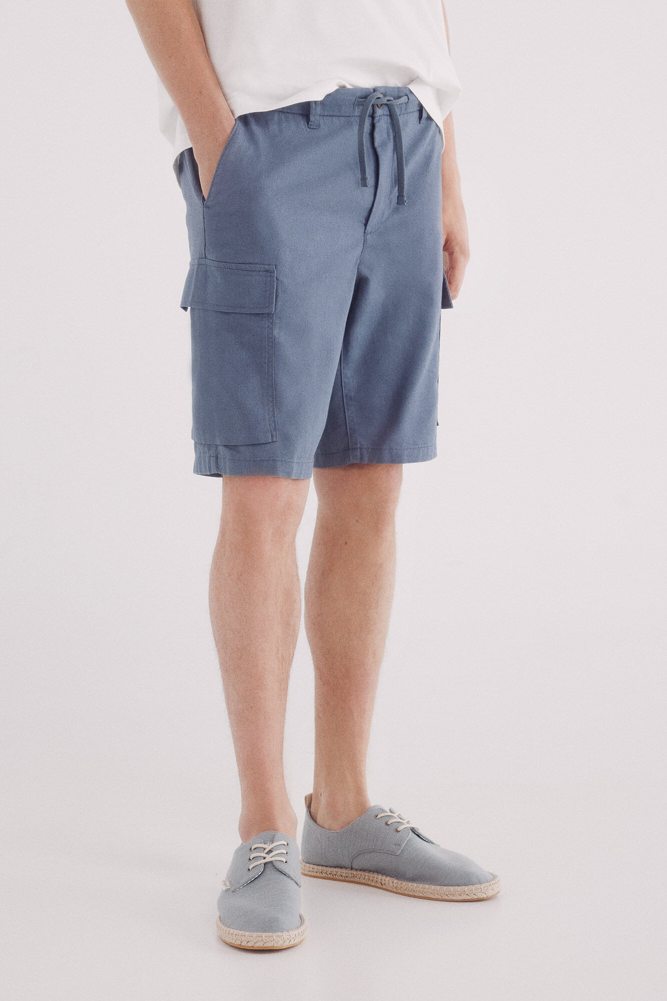 Springfield Bermudas lino cargo comfort fit